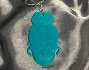 Bun Skull Keychain