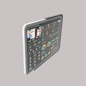 Wandhalterung in Sondergröße 3D-gedruckte Teile Tablet-Dockingstation Tablet-Wandhalter mit VESA 100 mm schlankes Design Bild 5