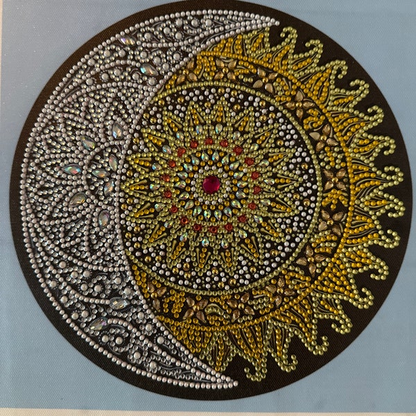 Sun and Moon Diamond Painting Etsy