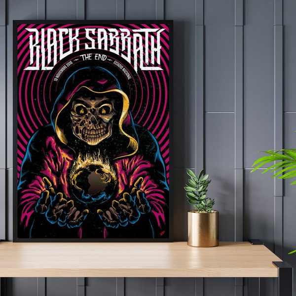 Black Sabbath Wall Stencil Etsy