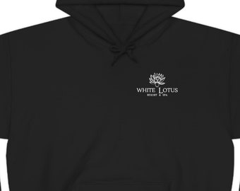 White Lotus Resort And Spa Hoodie, Inspired By HBO TV Show The White Lotus, Gift Idea Sweater For White Lotus Fans, Unisex Pullover Shirts