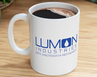 Lumon Industries 11oz Ceramic Coffee Cup, Inspired By Apple TV Show Severance, Severance Coffee Mug, Gift Idea For Severance TV Show Fans
