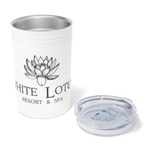 White Lotus Resort & Spa 11oz Tumbler, The White Lotus HBO TV Show, White Lotus Stainless Steel Tumbler, The White TV Lotus Show Gift Ideas