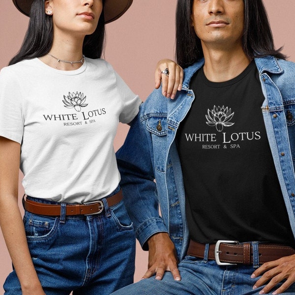 White Lotus Resort and Spa T-Shirt, Shirt From The Popular HBO Show White Lotus, Gift Idea For White Lotus TV Show Fan, Unisex Crewneck Tee