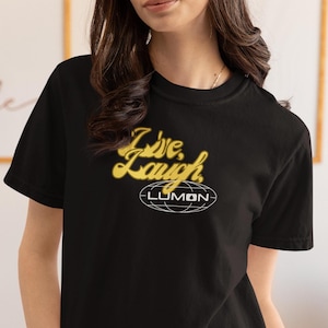 Live Laugh Lumon T-Shirt, Unisex Garment Dyed Tee Inspired By Severance TV Show, Great Gift Idea For Severance Apple TV Fans, Comfort Colors