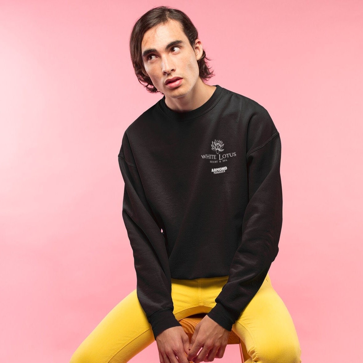 White Lotus Resort & Spa Manager Sweatshirt, Inspired By Armond From Season One Of The White Lotus HBO TV Show, Great Gift Idea For Show Fan