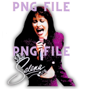 Selena PNG High Quality Graphic DTF Sublimation Commercial Use