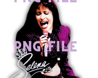 Selena PNG High Quality Graphic DTF Sublimation Commercial Use