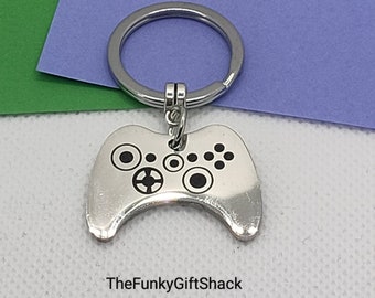 Game Controller Keychain, Personalised Gamer Keyring, Custom Keyring, Unique Gift, Gamer Gifts, Cute