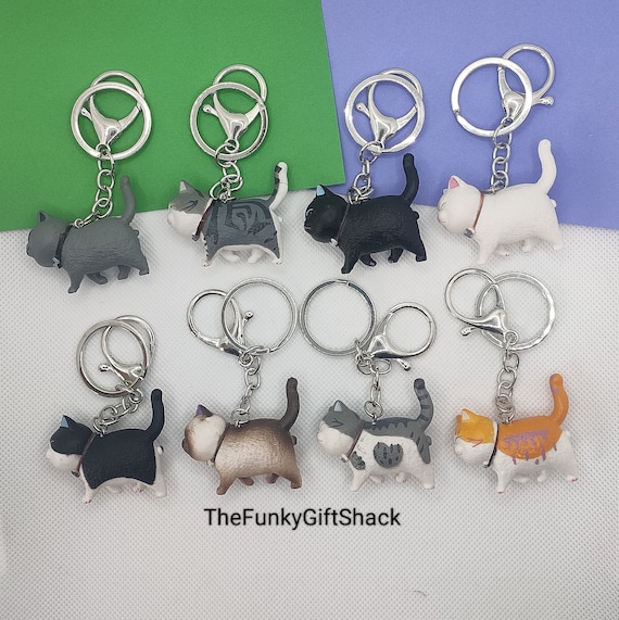 Cat Keychain, Cat Bag Charm