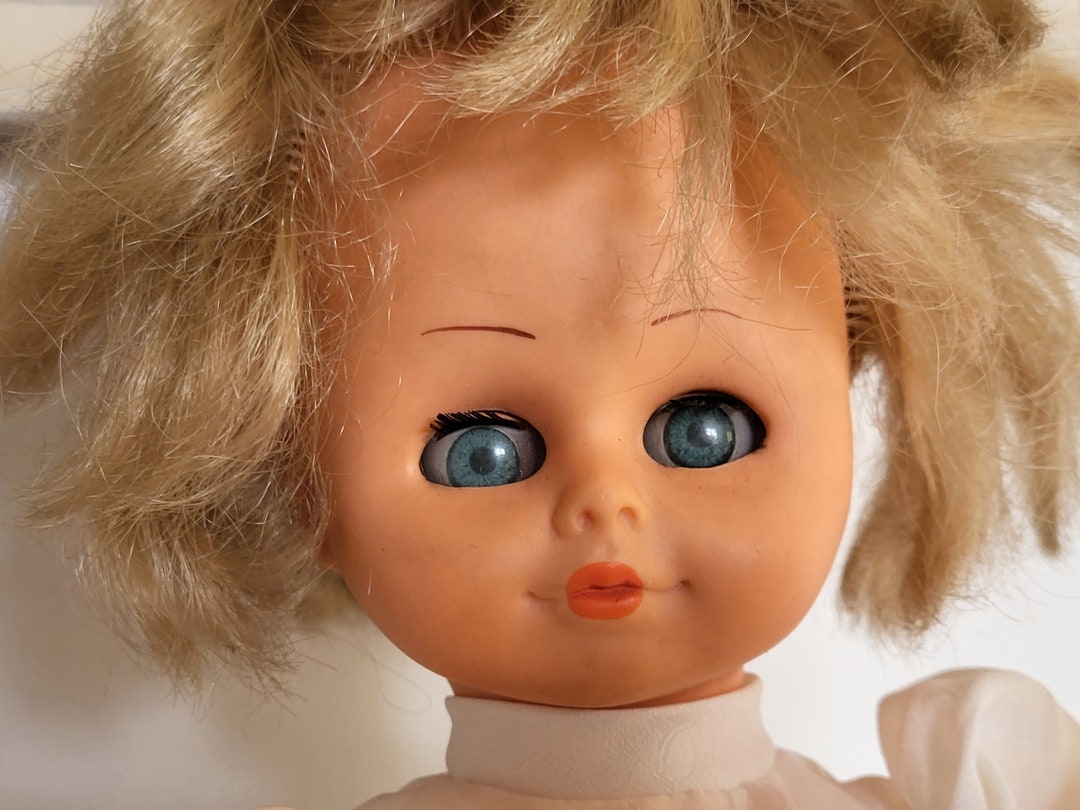 Vintage Doll Rubber Doll Large Doll Doll With Moving Etsy