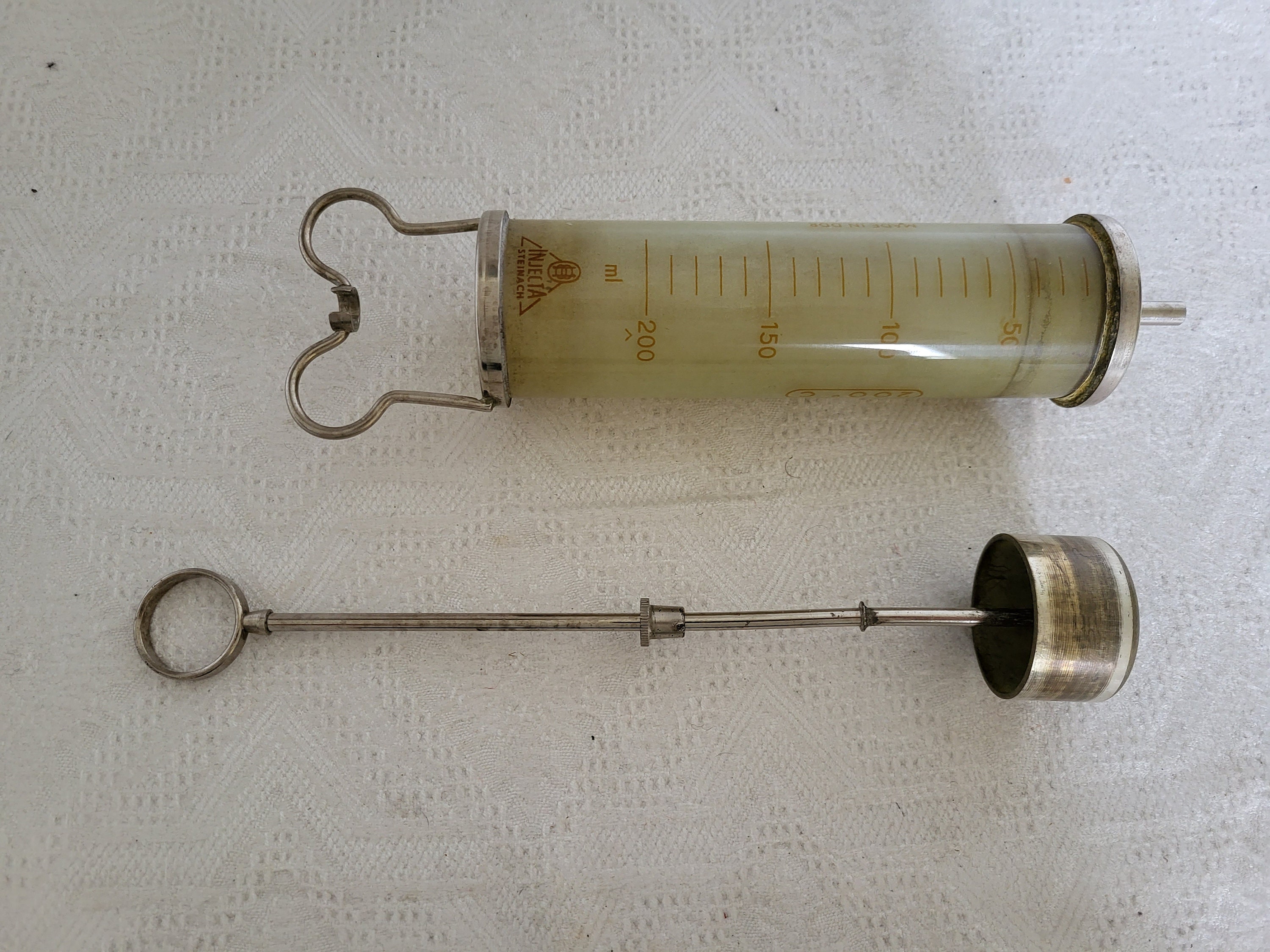 Antique Large 200ml Glass Injection, Injecta Steinach Made in DDR 200ml ...