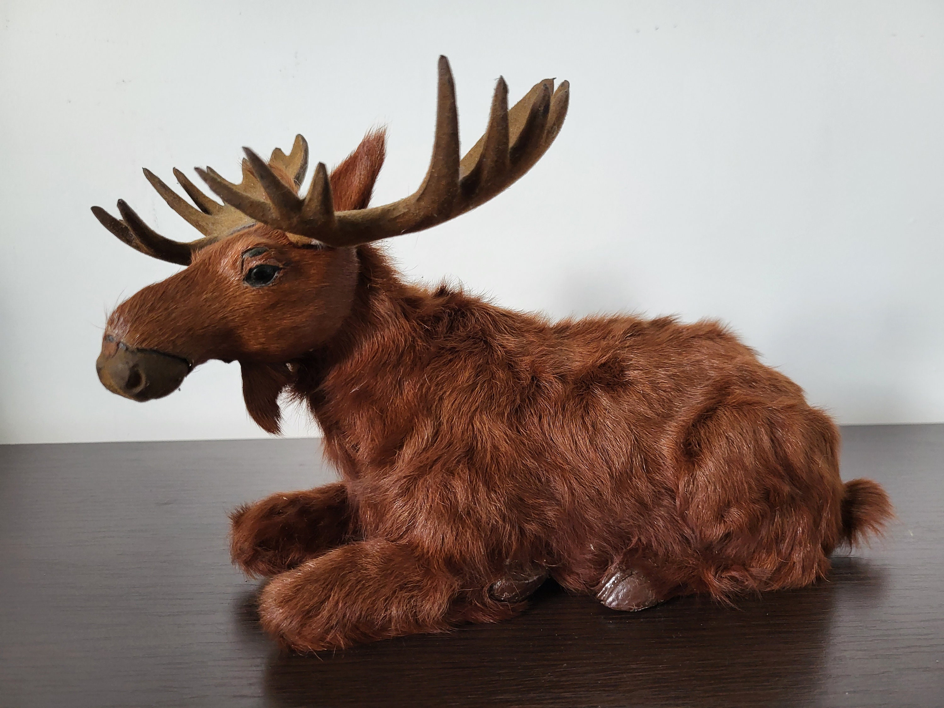 Giant moose store stuffed animal