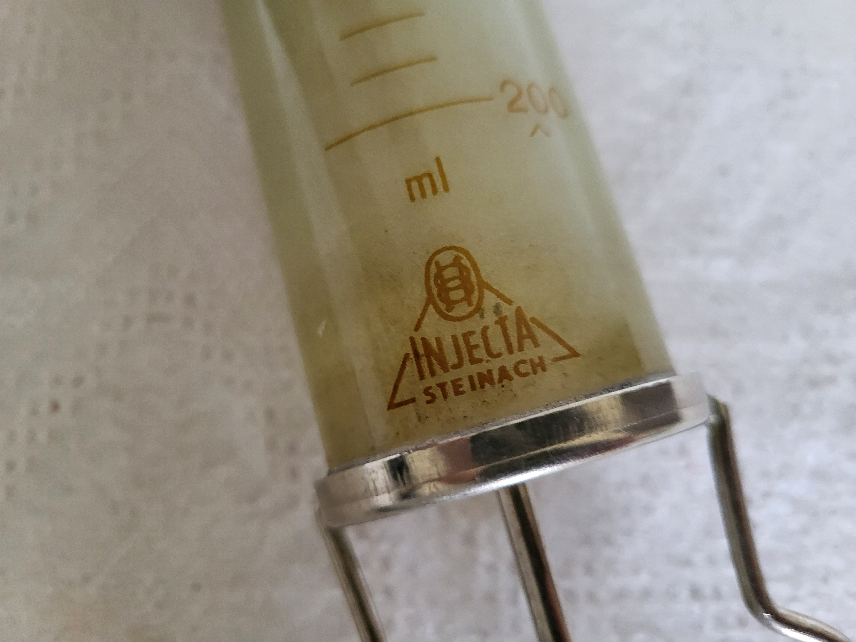 Antique Large 200ml Glass Injection, Injecta Steinach Made in DDR 200ml ...