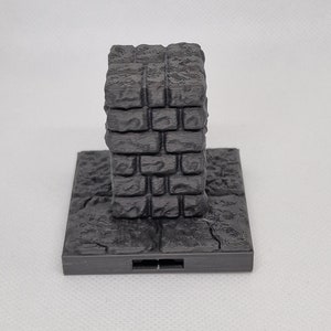 DRAGONLOCK Dungeon Square Pillar Tile (2&quot;x2&quot;)