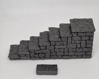 DRAGONLOCK Dungeon Stairs w/adapter (1"x4")