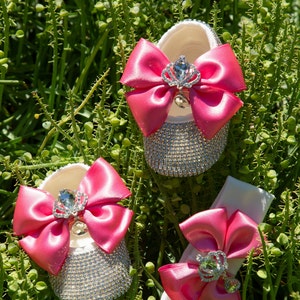 Baby Shower Gift-Baptism Shoes-Newborn Gift Set-Custom Baptism Shoes-Baby Shower Gift-Luxury Baby Gift
