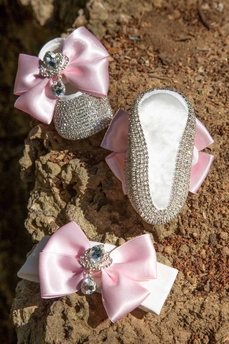 Personalized Newborn Baby Shoes / Luxury Baby Gift / Bling Shoes ...