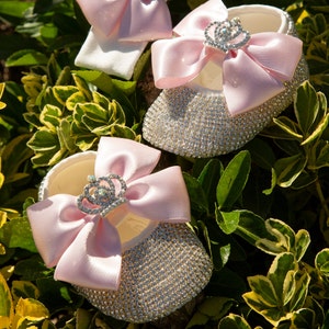 Baby Girl Gift Set-Baby Shoes & Headband-Bling Baby-Personalized Baby Girl Gift-Baby Shower Gift-Gift for newborn baby-Baby Girl Gift Set