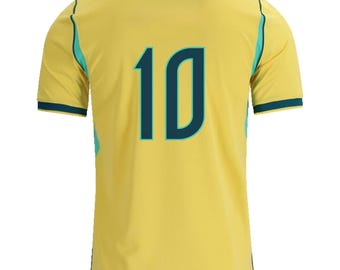 Maglia da calcio BRA Premium - Maglia leggera per tifosi - Per uomo, taglie S-XL 2026