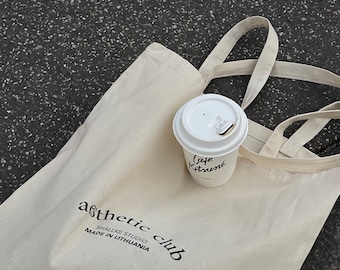 Cotton Tote Bag, Aesthetic Tote Bag, Sustainable Tote Bag, Shopping Tote Bag, Market Bag, Vintage Tote Bag, Birthday Gift Bag