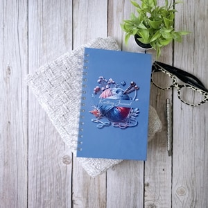 Knitting Project and Design Planner | Knitting Organizer Journal | Gifts For Knitters | Knitting Journal Organizer | Project Planner Knitter