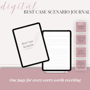 Best-Case-Szenario-Tagebuch zur Angstbewältigung (Digitaler PDF-Download)