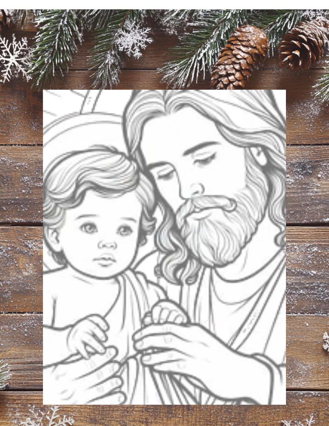 Jesus Loves Children Coloring Page: Christian Art (PDF, JPEG, PNG) - Etsy