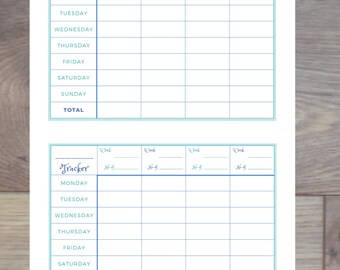Printable Habit Tracker 5.5 X 8.5 - Etsy