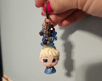 Queen Elsa Keychain/ Bag Charm