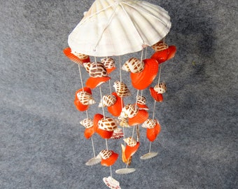 Seashell wind chimes, snail shell wind chimes, garden decorative wind chimes