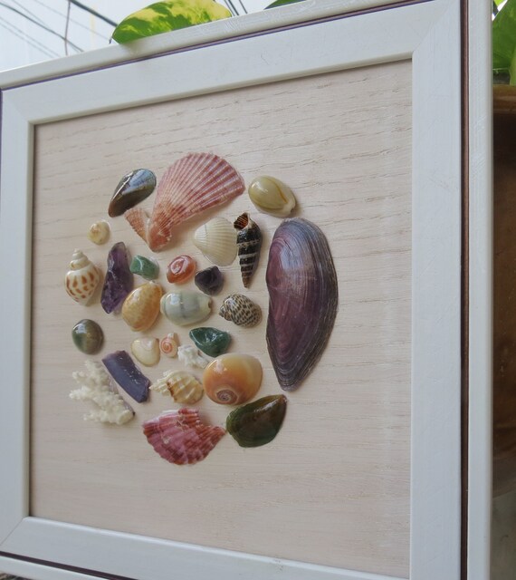 貝殻アート、ガート、貝殻コレクション絵画 - Etsy 日本