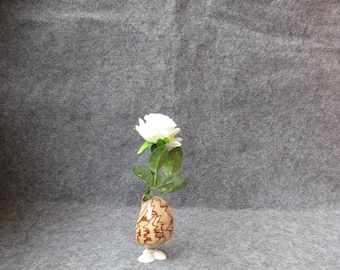 Seashell vase,mini vase, flower vase, table decor, seashell flower