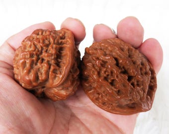 Coppia di noci Wenwan per esercizi manuali, palline di noce naturali, idea regalo per massaggio alle mani.