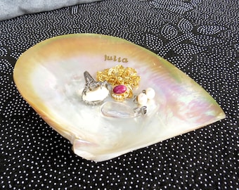 Schmucktablett, Perlmuttschale Muschelschale, Schmucktablett, Perlmuttschale, Muschelschale, Schmucktablett, Wohnkultur, Kaviarschale, Kuchentablett