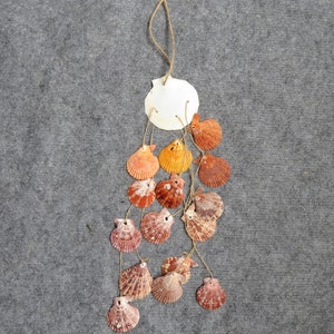 seashell wind chime,Natural color seashell wind chime,