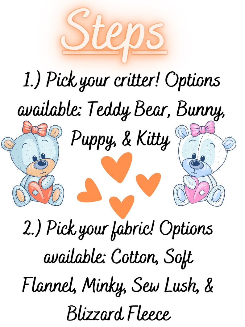 Made to Order Custom Stuffed Animal Etsy