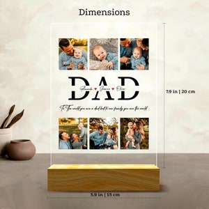 Personalized Photo Night Light, Fathers Day Gifts, Personalized Gifts, Bedroom Night Light,gift ...