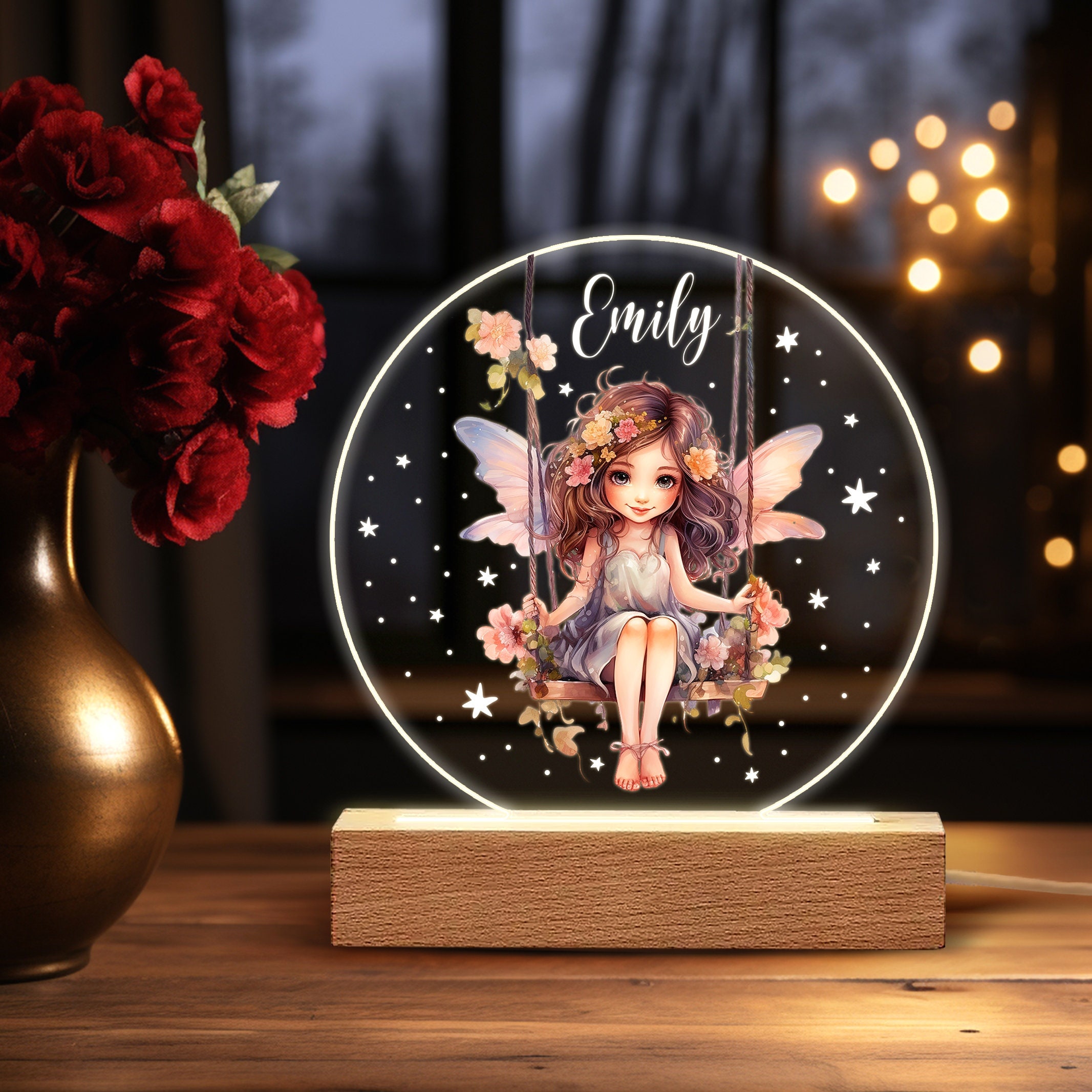 Custom Night Light - Personalized Night Light - Custom Name Night Light - Room Decor Kids - Personalized Gift - Night Light