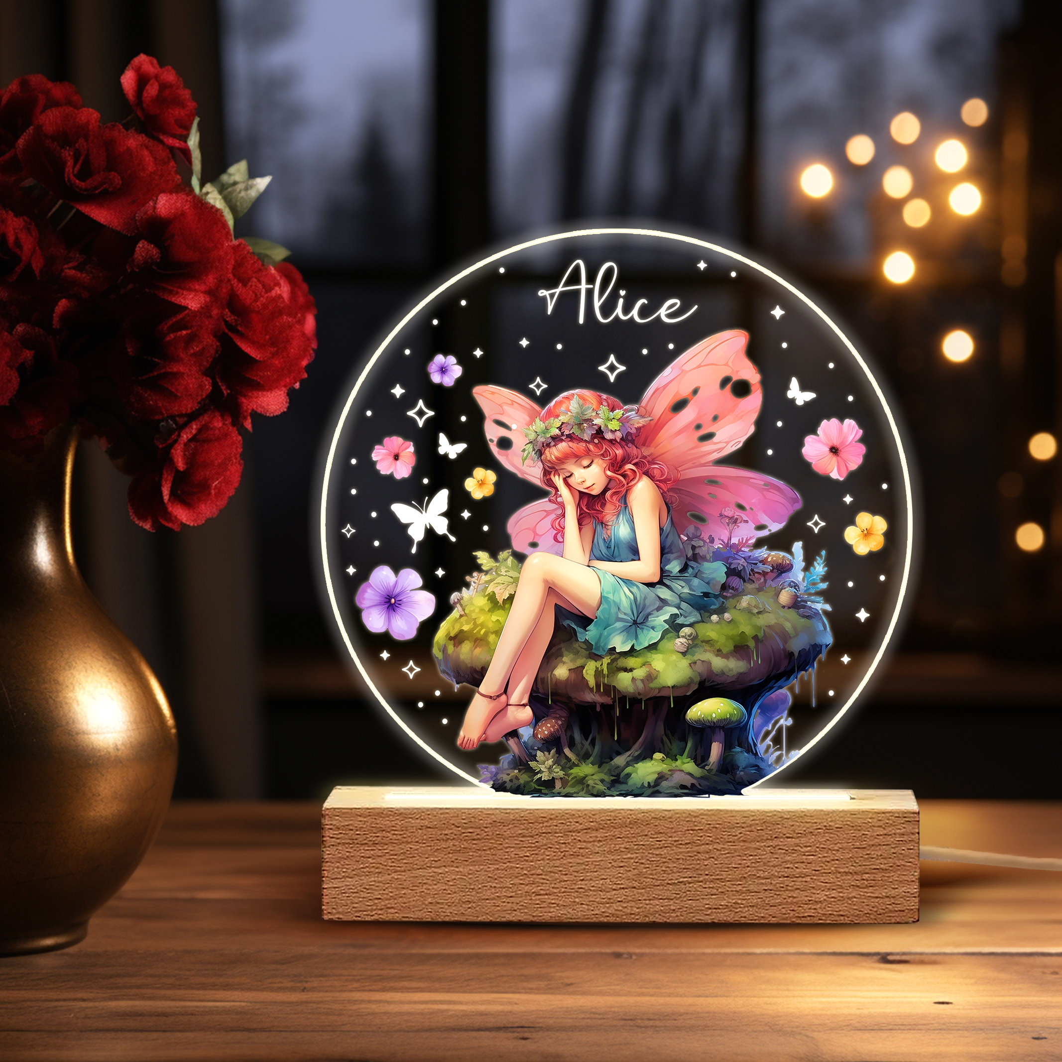 Custom Night Light - Personalized Night Light - Custom Name Night Light - Room Decor Kids - Personalized Gift - Night Light