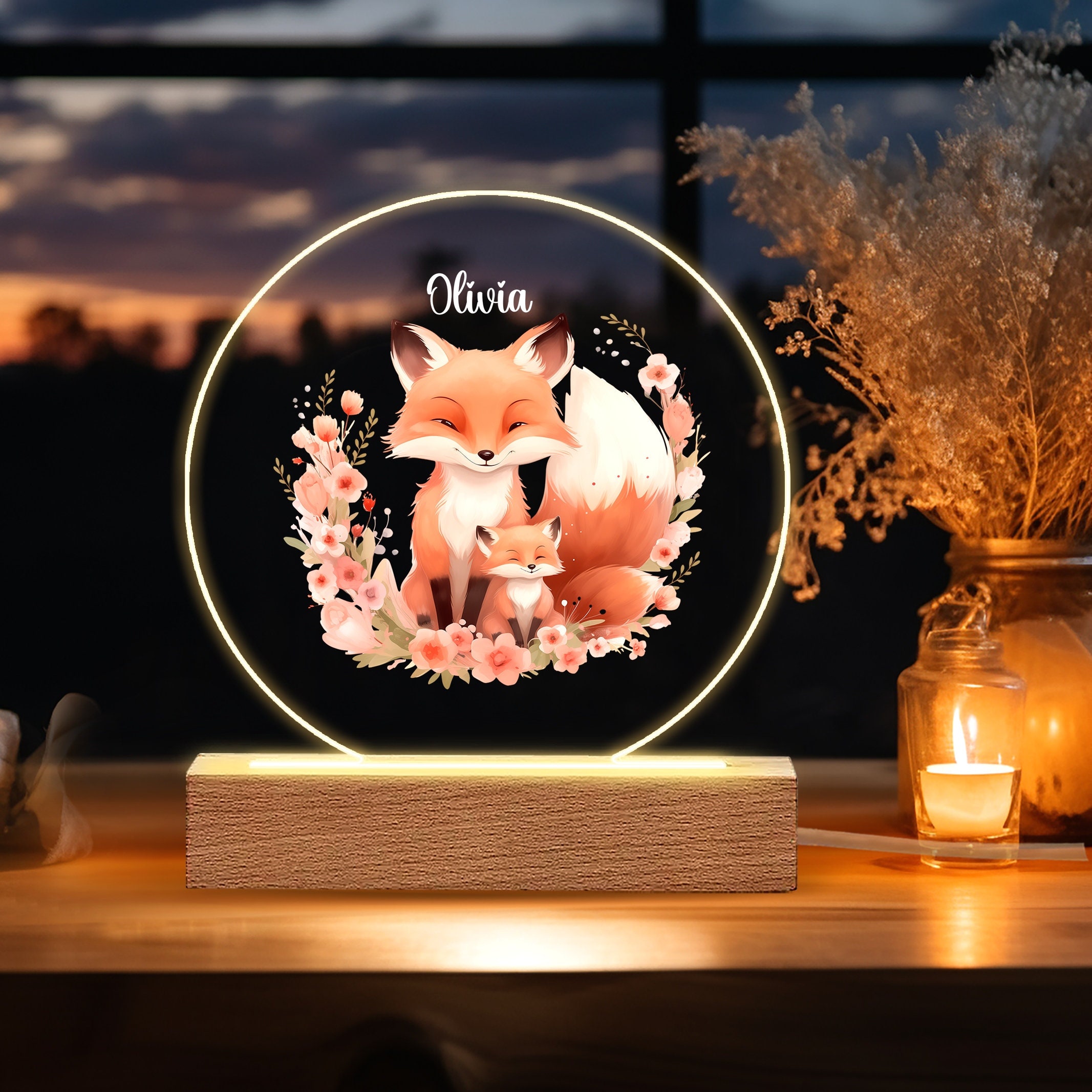 Custom Night Light - Personalized Night Light - Custom Name Night Light - Room Decor Kids - Personalized Gift - Night Light