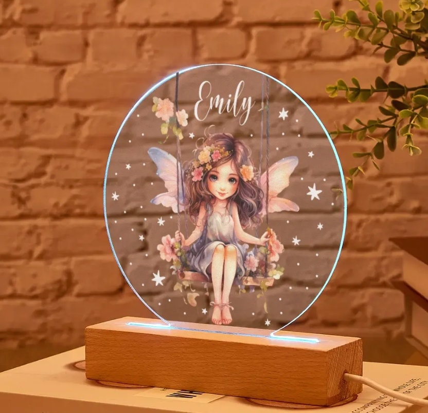 Custom Night Light - Personalized Night Light - Custom Name Night Light - Room Decor Kids - Personalized Gift - Night Light