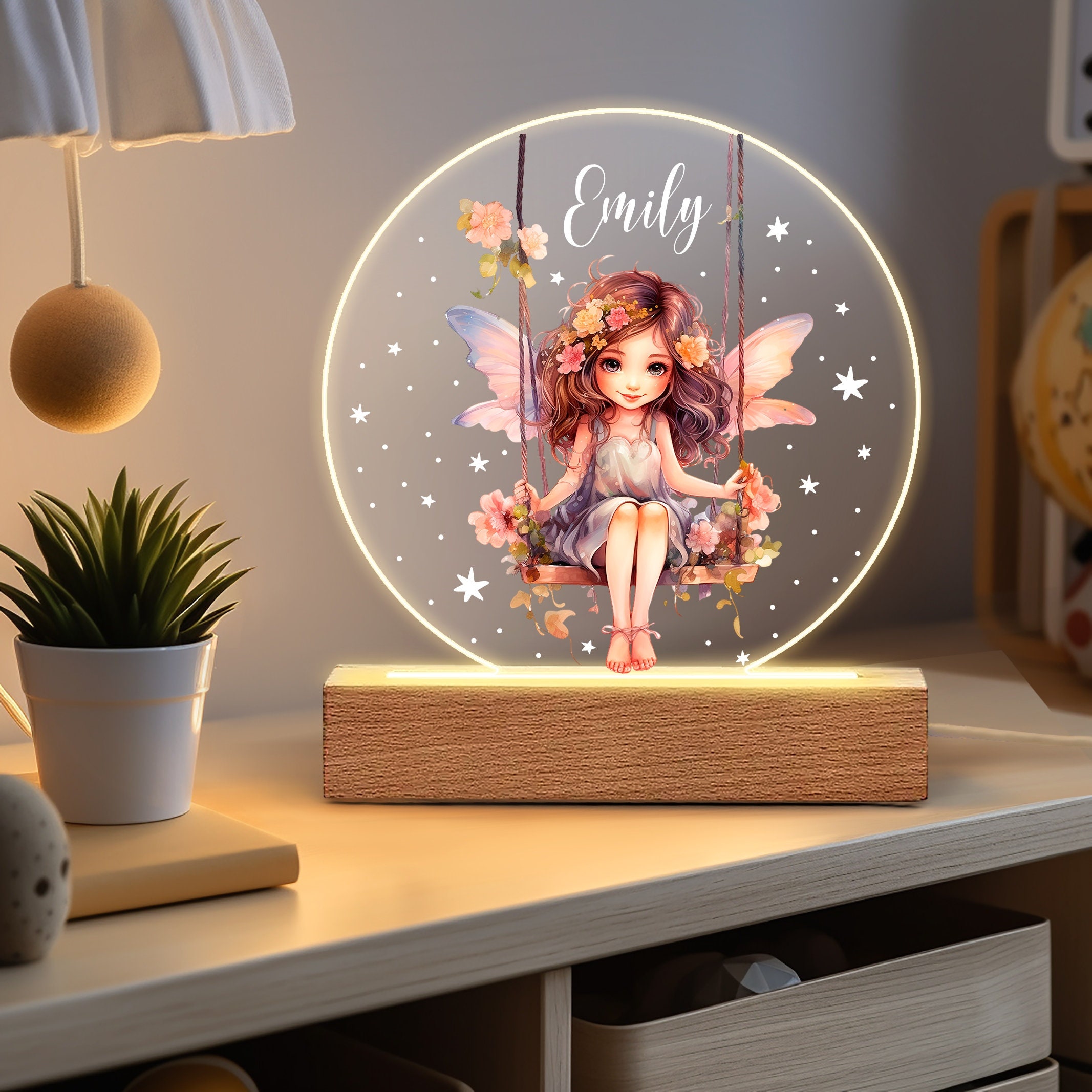 Custom Night Light - Personalized Night Light - Custom Name Night Light - Room Decor Kids - Personalized Gift - Night Light