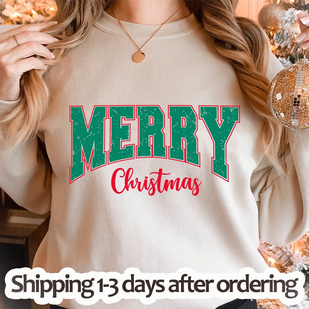 Merry Mama Sweatshirt Best Christmas Gift Mama Claus Etsy