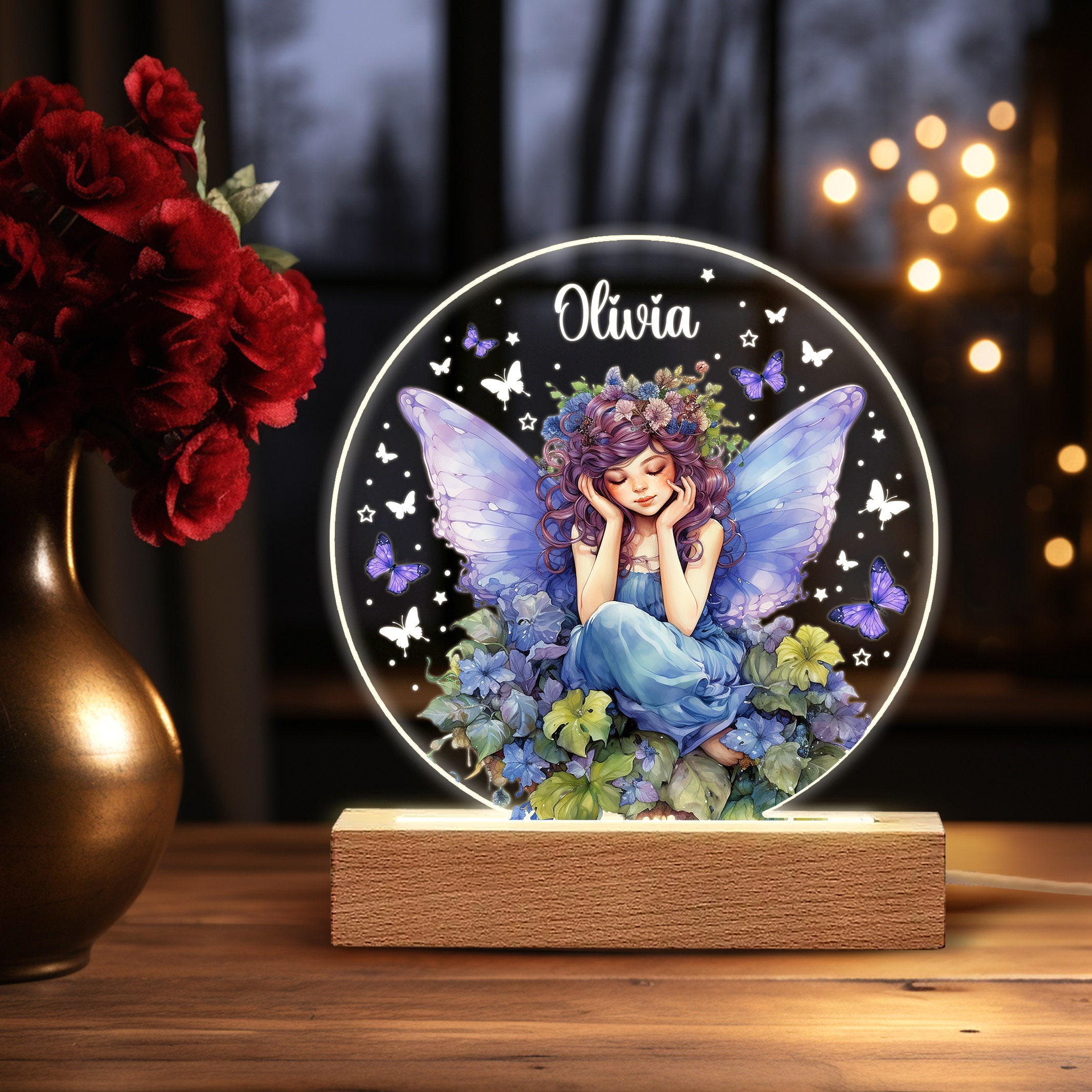 Custom Night Light - Personalized Night Light - Custom Name Night Light - Room Decor Kids - Personalized Gift - Night Light