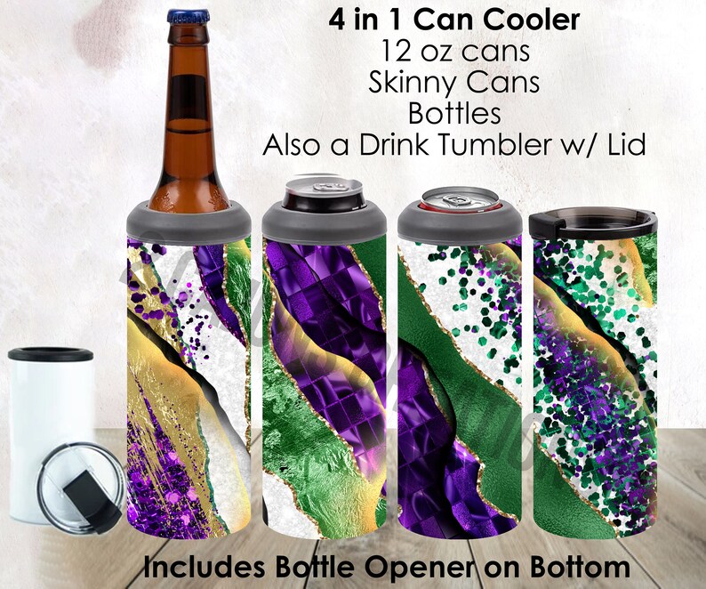 mardi gras cooler