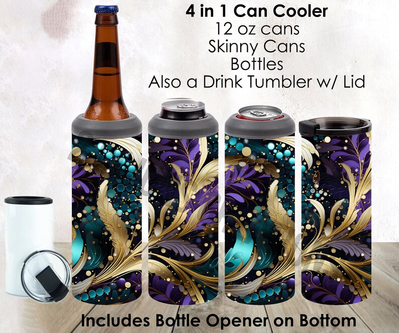 mardi gras cooler