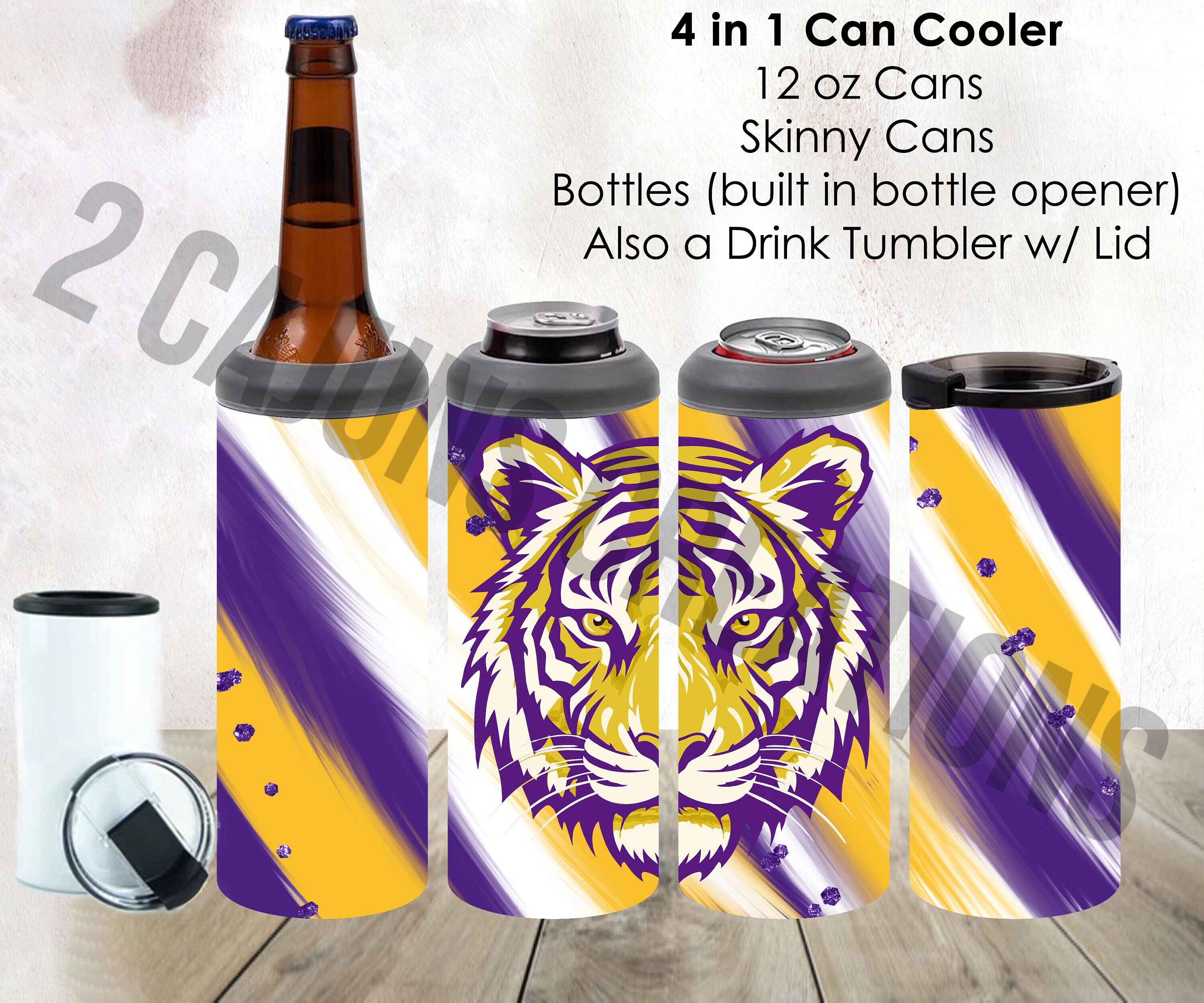 Lids LSU Tigers Tumbler and Bottle Gift Set