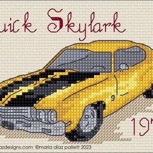 1972 Buick Skylark - Cross Stitch Pattern