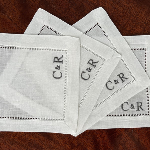 Cocktail Napkins Linen Etsy